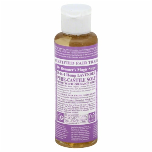 DR. BRONNER'S Magic Pure Castile Liquid Soap - Lavender, 2 oz