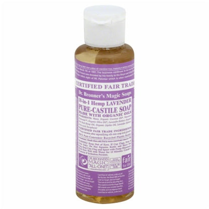 DR. BRONNER'S Magic Pure Castile Liquid Soap - Lavender, 2 oz