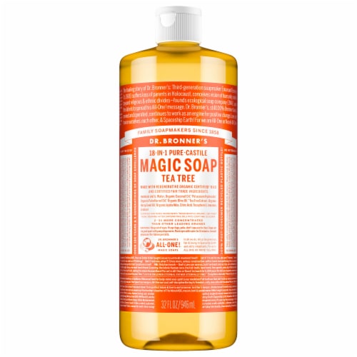 DR. BRONNER'S BAR SOAP,OG3,T TREE, HEMP