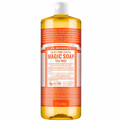 DR. BRONNER'S BAR SOAP,OG3,T TREE, HEMP