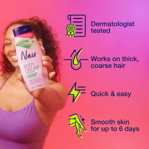 Nair Hair Remover Body Cream Soothing Aloe & Waterlilly 9oz