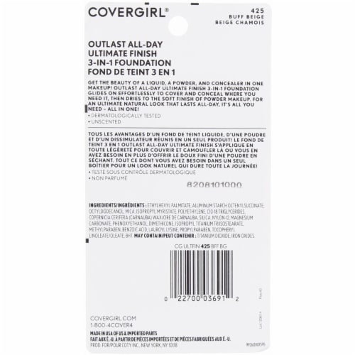 COVERGIRL Outlast All-Day Ultimate Finish 3-in-1 Foundation - 450 Creamy Beige