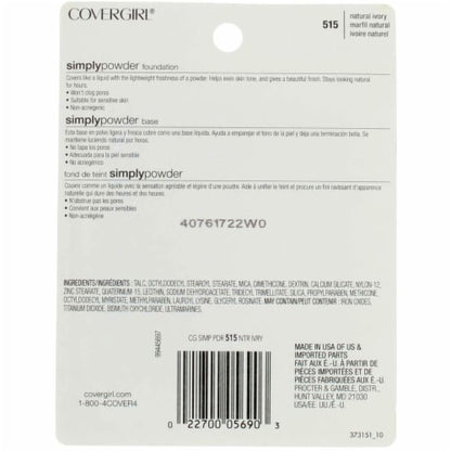COVERGIRL Simply Powder Foundation - 515 Natural Ivory