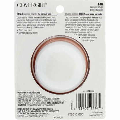 COVERGIRL Clean Pressed Powder - 140 Natural Beige