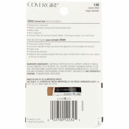 COVERGIRL Clean Makeup Liquid Foundation - 130 Classic Beige