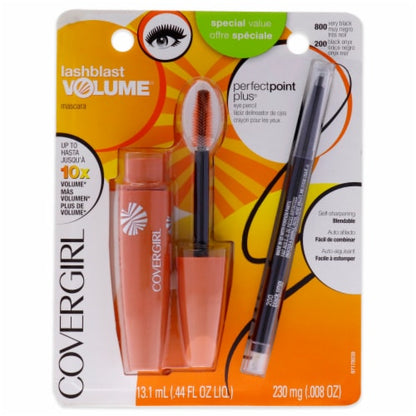 COVERGIRL Lash Blast Volume Mascara & Perfect Point Plus Eye Pencil - 800 Black & 200 Onyx
