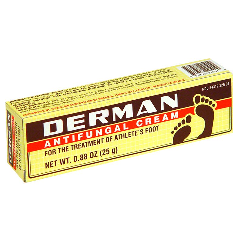 Derman Anti-Fungal Foot Cream 1.76oz