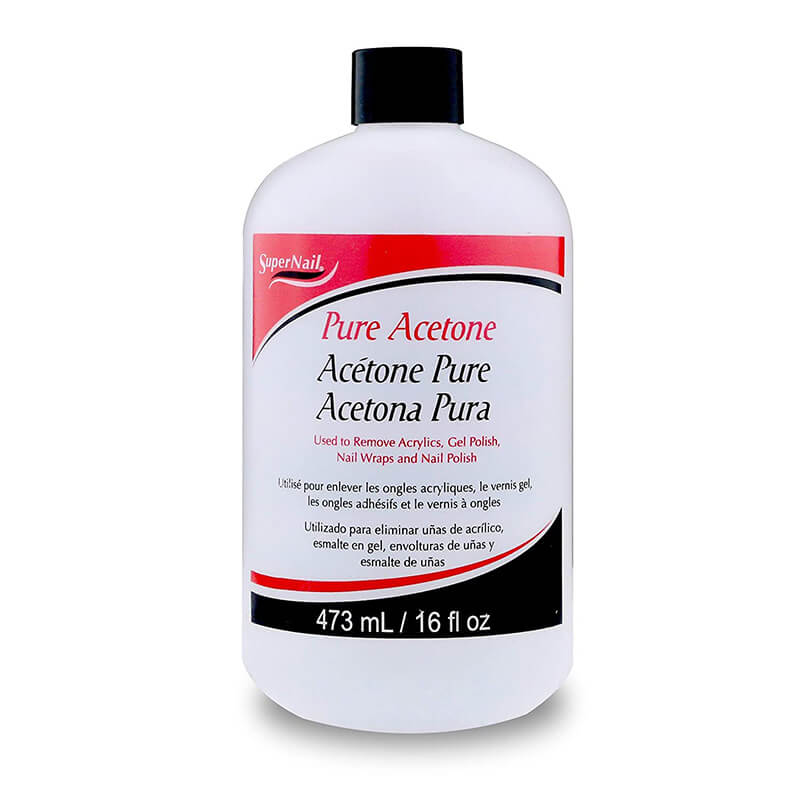 Super Nail 16oz Pure Acetone .