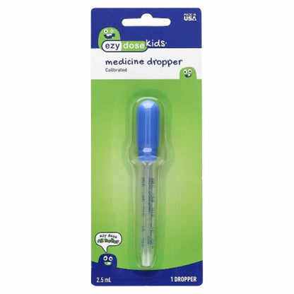 Ezy Dose Kids Oral Liquid Medicine Dropper  2.5mL/0.5 TSP Capacity  Calibrated