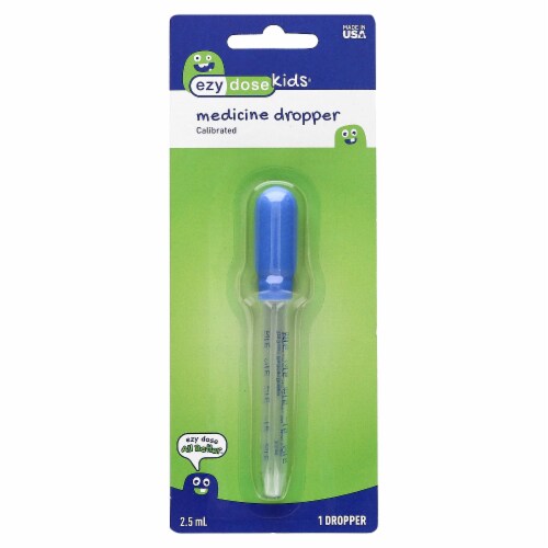 Ezy Dose Kids Oral Liquid Medicine Dropper  2.5mL/0.5 TSP Capacity  Calibrated