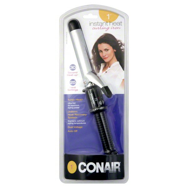 CONAIR Instant Heat Curling Iron, 1"