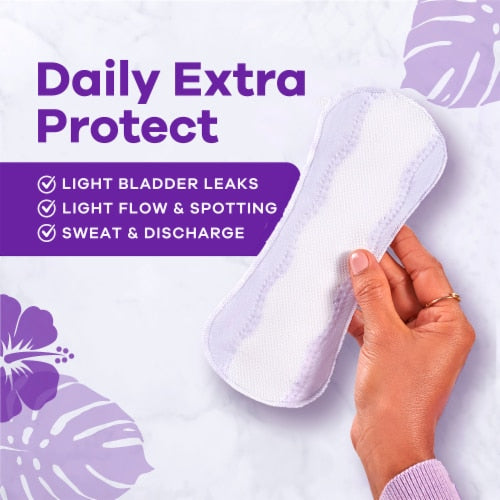 Always Liners Extra Protect Regular 60 Count Unscented