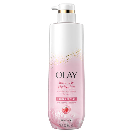 Olay Body Wash Intensely Hydrating 18.5oz Strawberry