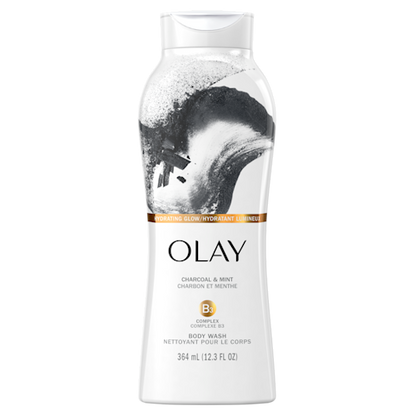 Olay Body Wash Charcoal And Mint Hydrating Glow 22oz