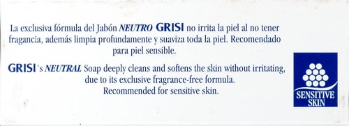 Grisi Bar Soap Neutral Hypoallergenic 3.5oz