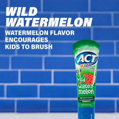 Act Kids Toothpaste Wild Watermelon 4.6oz