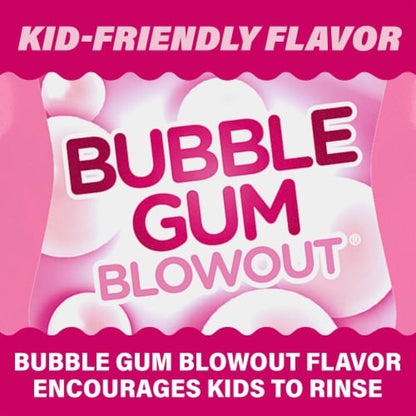 Act Kids Fluoride Rinse Bubble Gum Blowout 16.9oz