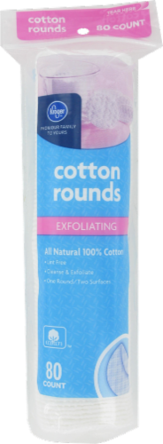 SS COTTON RND EXFOLIATING 80CT