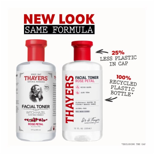 Thayers Natural Remedies Witch Hazel Alcohol Free Toner with Rose Petal