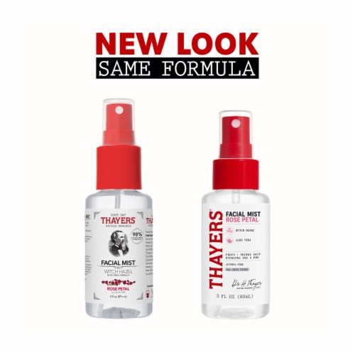 Thayers Natural Remedies Witch Hazel Alcohol Free Toner Facial Mist with Rose, 3 oz