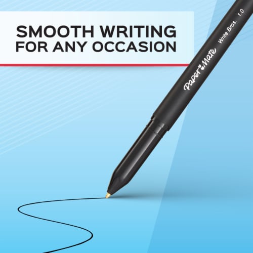 Paper Mate Write Bros Ballpoint Pens - Black, 10 count