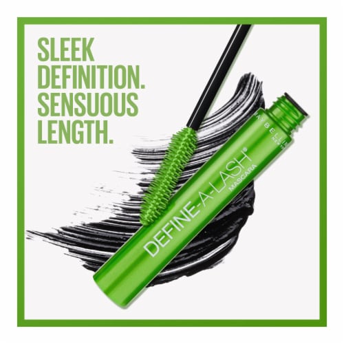 MAYBELLINE New York Define-A-Lash Lengthening Washable Mascara, 801 Very Black, 0.22 oz