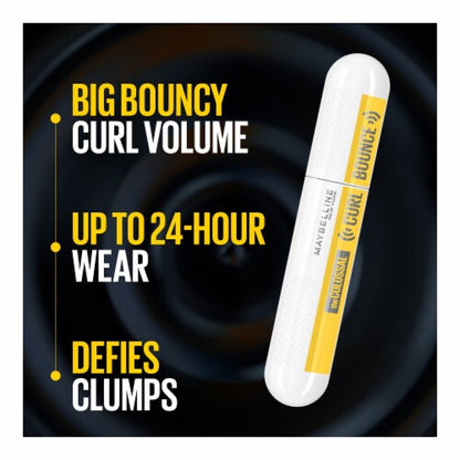 MAYBELLINE New York Volum' Express Colossal Curl Bounce Washable Mascara, 350 Blackest Black, 0.33 oz