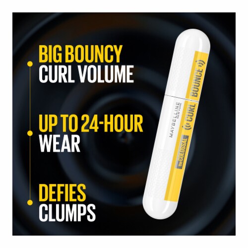 MAYBELLINE New York Volum' Express Colossal Curl Bounce Washable Mascara, 350 Blackest Black, 0.33 oz