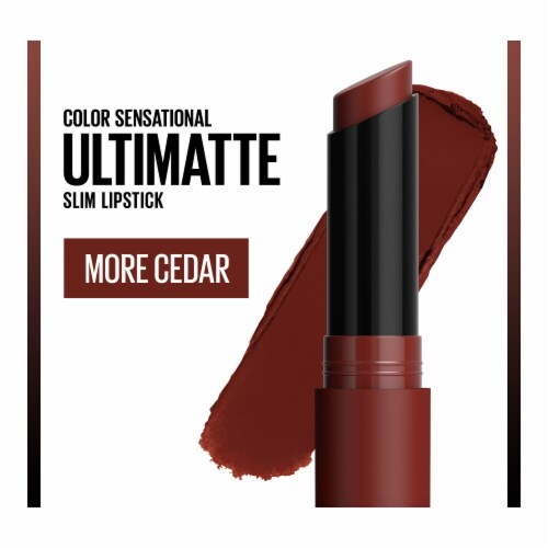 MAYBELLINE New York Color Sensational Ultimatte Slim Lipstick Makeup, 188 More Cedar