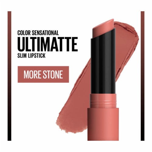 MAYBELLINE New York Color Sensational Ultimatte Slim Lipstick Makeup, 488 More Stone