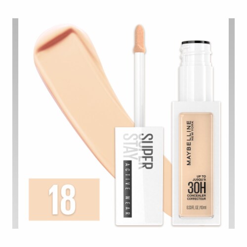 MAYBELLINE New York Super Stay Longwear Liquid Concealer Up To 30 Hr Wear, 18, 0.33 oz