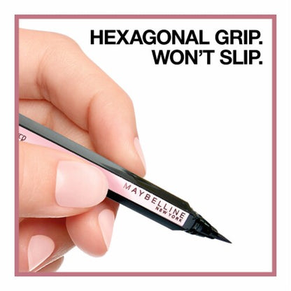 MAYBELLINE New York Hyper Easy Liquid Eyeliner, Eye Makeup, 810 Pitch Brown, 0.021 oz