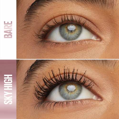 MAYBELLINE New York Lash Sensational Sky High Washable Mascara Makeup, 804 True Brown, 0.24 oz