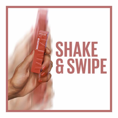 MAYBELLINE New York Super Stay Vinyl Ink Longwear Liquid Lipcolor, 115 Peppy, 0.14 oz