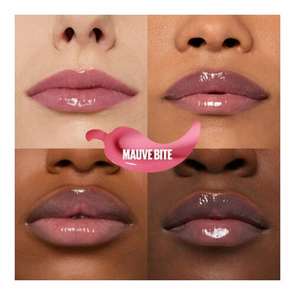 MAYBELLINE New York Lifter Plump Lip Plumping Gloss Makeup, 002 Mauve Bite, 0.18 oz