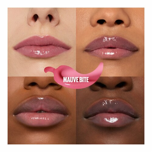 MAYBELLINE New York Lifter Plump Lip Plumping Gloss Makeup, 002 Mauve Bite, 0.18 oz
