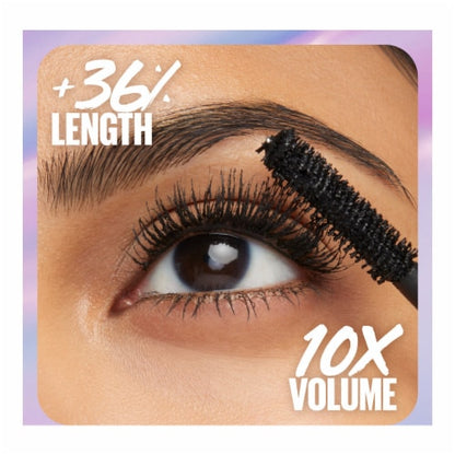 MAYBELLINE New York The Falsies Surreal Extensions Washable Mascara Eye Makeup, 170 Blackest Black, 0.33 oz