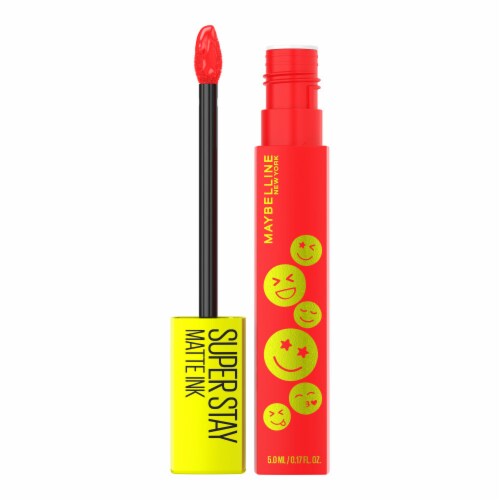 MAYBELLINE New York Super Stay Matte Ink Liquid Lip Color, Moodmakers Lipstick Collection, Energizer