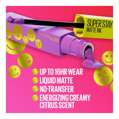 MAYBELLINE New York Super Stay Matte Ink Liquid Lip Color, Moodmakers Lipstick Collection, Motivator