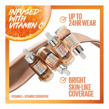 MAYBELLINE New York Super Stay Long-Lasting Skin Tint with Vitamin C, 110, 1 oz
