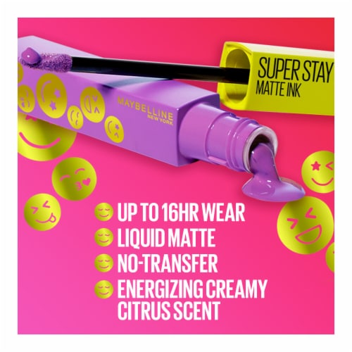 MAYBELLINE New York Super Stay Matte Ink Liquid Lip Color, Moodmakers Lipstick Collection, Optimist