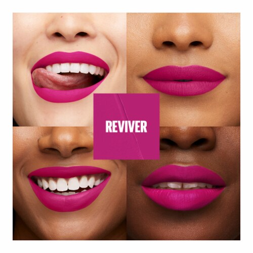 MAYBELLINE New York Super Stay Matte Ink Liquid Lip Color, Moodmakers Lipstick Collection, Reviver