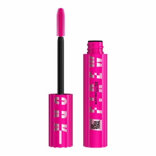 MAYBELLINE New York Lash Sensational Firework Washable Lash Flaring Mascara, 802 Blackest Black, 0.33 oz
