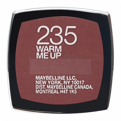 MAYBELLINE New York Color Sensational The Creams Cream Finish Lipstick Makeup, 235 Warm Me Up, 0.15 oz