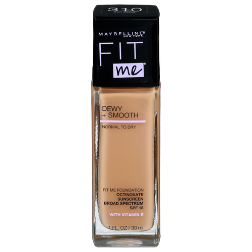 MAYBELLINE New York Fit Me Dewy + Smooth Foundation Makeup, 375 Java, 1 oz