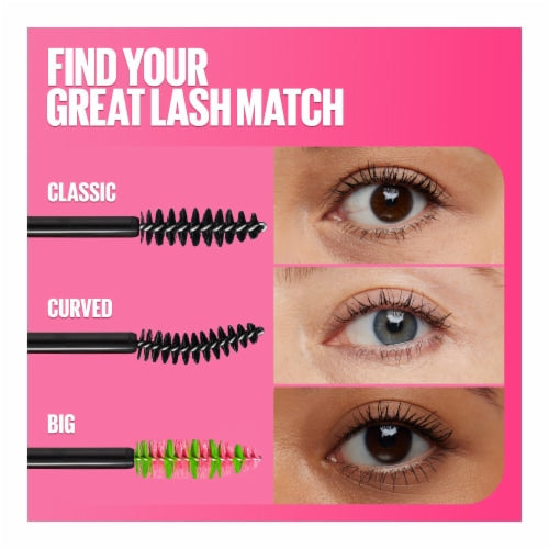 MAYBELLINE New York Great Lash Lots Of Lashes Washable Mascara, 141 Very Black, 0.43 oz