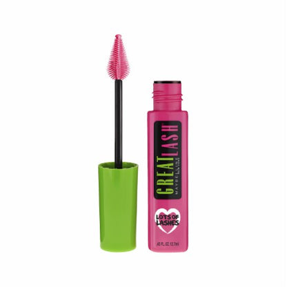 MAYBELLINE New York Great Lash Lots Of Lashes Washable Mascara, 142 Brownish Black, 0.43 oz