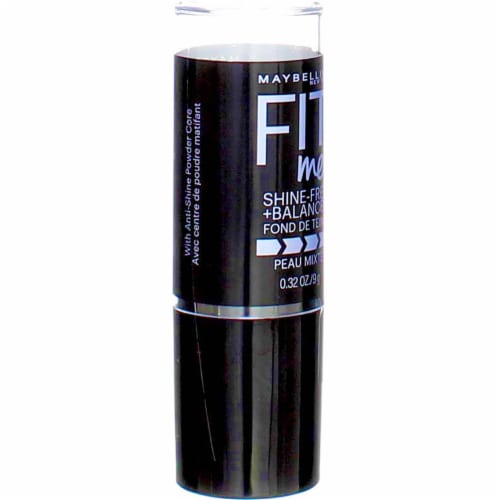 Maybelline Fit Me Shine-Free + Balance Stick Foundation, Porcelain, 0.32 oz