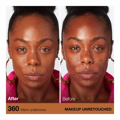 MAYBELLINE New York Fit Me Dewy + Smooth Foundation Makeup, 360 Mocha, 1 oz