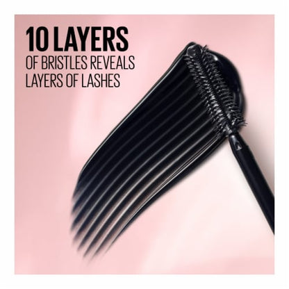 MAYBELLINE New York Lash Sensational Washable Mascara, 253 Blackest Black, 0.32 oz